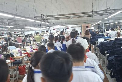 HOẠT ĐỘNG TRẢI NGHIỆM THỰC TẾ TẠI CÔNG TY MAY HOÀNG GIA CỦA HỌC SINH KHỐI 4, TRƯỜNG TIỂU HỌC KHÁNH TRUNG A